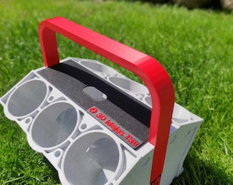 3D Printed V6 Block Beer Holder – Party Beverage Cooler