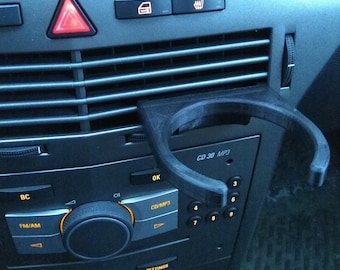 Opel Astra H Auto Getränkehalter. 3D-gedruckt aus UV-beständigem ASA