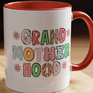 Grandma Hood Coffee Mug, Cute Grandma Gift, Ceramic Mug for Nana, Mother&#39;s Day Gift, Grandma Life Mug, New Grandma Present