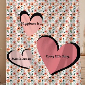 Mom Gift,  Mothers Day Gift, Floral Blanket, Sentimental Mom Blanket, Floral Mom Blanket, sentimental quote for Mothers Day gift, Mom throw