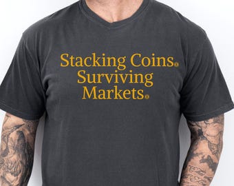 Comfort Colors Unisex Crypto T-Shirt: Bitcoin Fan Tee