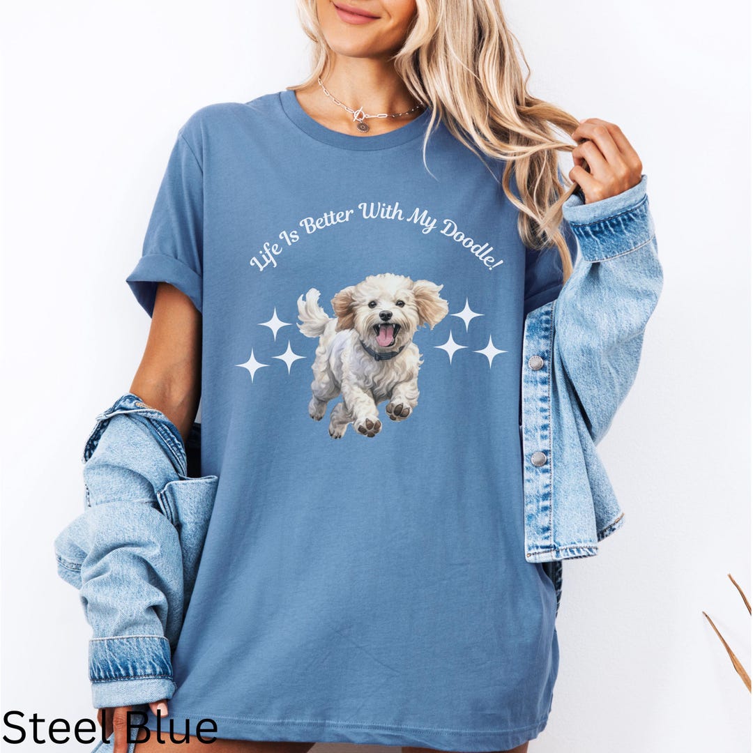 Bella Canvas Doodle Mom Shirt: Goldendoodle Dog Lover Graphic Tee - Etsy