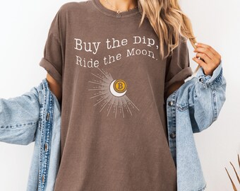 Comfort Colors Unisex Crypto T-Shirt: Bitcoin Fan Tee