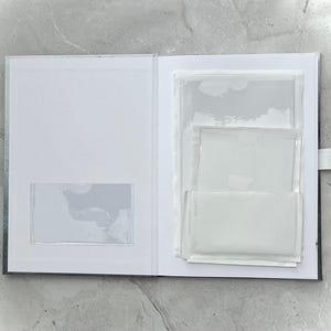 Tasche adesive trasparenti per adesivi per planner, carte, PVC resistente