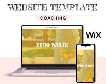 Wix Website Template - Coaching Website Template