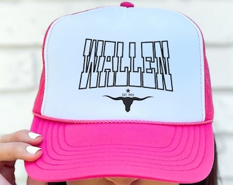 Morgan Wallen Trucker Hat: Longhorn Bull Skull, Vintage Tour Merch Still The Problem Tour