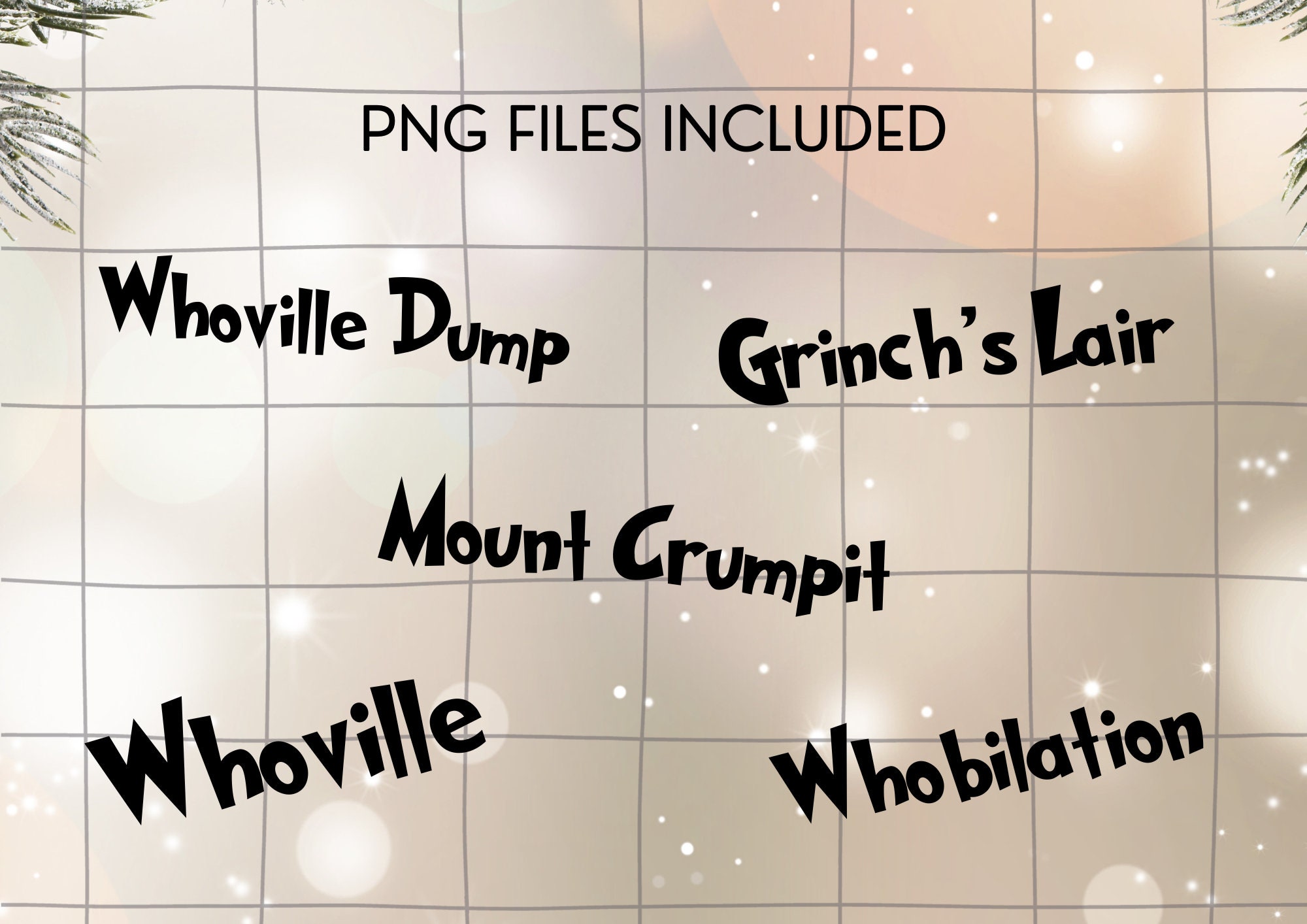 Grinch Christmas Grinchmas Whoville Mount Crumpit PNG Download Only ...