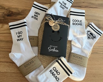 Socken mit Spruch