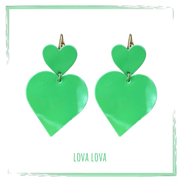 Boucles d'oreilles cuir dormeuse "Lova Lova"