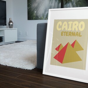 Cairo, Egypt Digital Art Print Travel Prints, Wall Art Set Trendy, Preppy Posters, Travel Artwork, College Poster