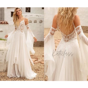 gypsy wedding dresses