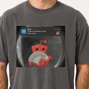 Ring AI Agent Motion Theme Shirt, Lobster Meme Tee, Funny Bot Humor T‑Shirt, Nerdy Programmer Gift, Unisex Streetwear