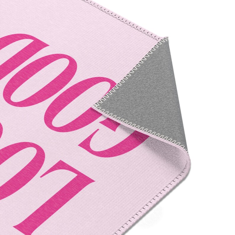 You Look Good Rug, Hot Pink Rug for Girls,positive Affirmations Rug ...