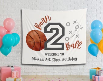 Personalized Basketball Birthday Banner: Custom Sports Party Decor