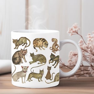 Funny Medieval Cats Coffee Mug - Cat Lover Gift