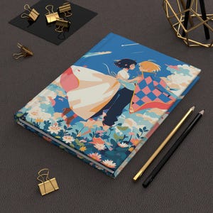 Ghibli Anime Journal: Moving Castle, Howl & Sophie, Vintage Style image 2
