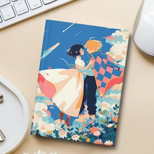 Ghibli Anime Journal: Moving Castle, Howl & Sophie, Vintage Style image 1
