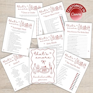 Thats Amore Bachelorette Games: tema italiano (download digitale) immagine 1