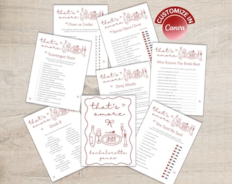 Thats Amore Bachelorette Games: Italian Theme (Digital Download)