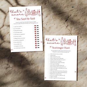 Thats Amore Bachelorette Games: tema italiano (download digitale) immagine 5
