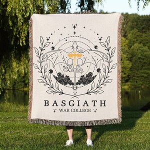 Dragon Woven Blanket: Basgiath War College, Fantasy Reader Gift