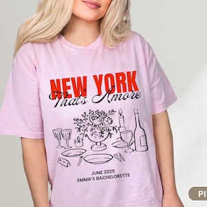 Custom That&#39;s Amore Bachelorette T-Shirt: Italy Birthday Trip
