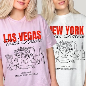 Thats Amore T Shirt,That&#39;s amore Bachelorette Gifts,Thats Amore Party Decor,Custom Italy Bachelorette Party Shirts,Italy Girls Trip Birthday