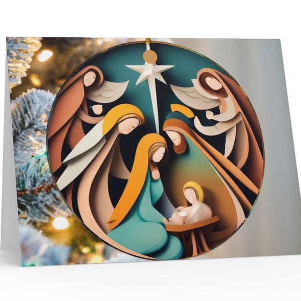 Nativity Cards Etsy Nativity Cards Etsy