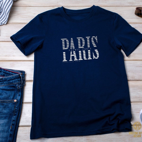 Paris T-Shirt, French-Inspired Tee for Wanderlust Souls, Classic French Style for Fashion Lovers, French Chic T-Shirt