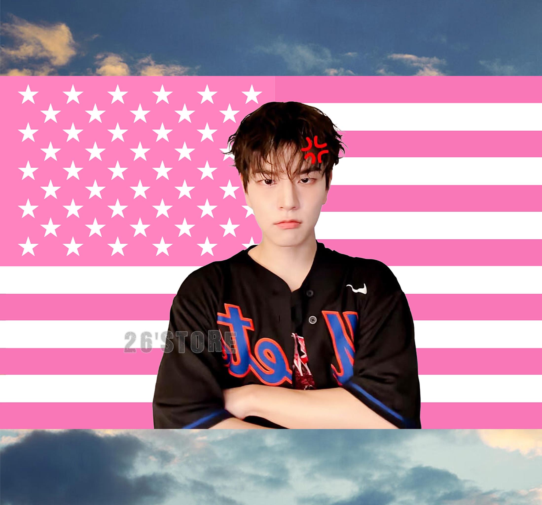 Stray Kids Seungmin American Flag - Etsy
