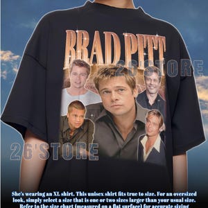 BRAD PITT Shirt, Brad Pitt Comfort Colors Shirt, Brad Pitt Sweatshirt