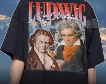 LUDWIG VAN Beethoven-shirt, Ludwig van Beethoven-t-shirt, Ludwig van Beethoven-sweater, Ludwig van Beethoven-merchandise, Beethoven-liefhebber shirt