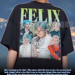 Maglietta FELIX, Maglietta Felix Stray Kids, Felpa Felix, Merchandise Felix, Maglietta Felix Lover, Maglietta Skz