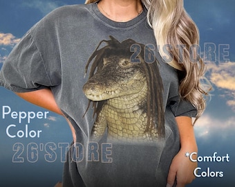 CROCODILE Shirt, Funny CROCODILE Shirt, Crocodile Comfort Colors Shirt, Crocodile Sweatshirt, Crocodile Lover Shirt