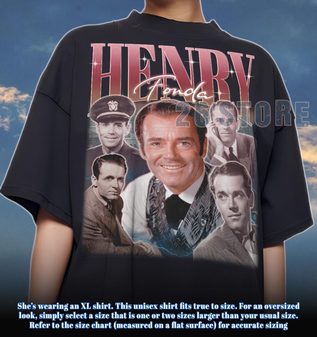 HENRY FONDA Shirt, Henry Fonda Tshirt, Henry Fonda Sweatshirt, Henry ...