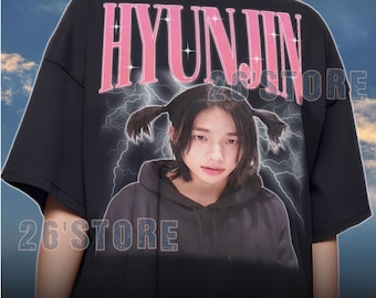 Stray Kids Shirt-hyunjin T-shirt 100% Cotton/hyunjin Stray Kids