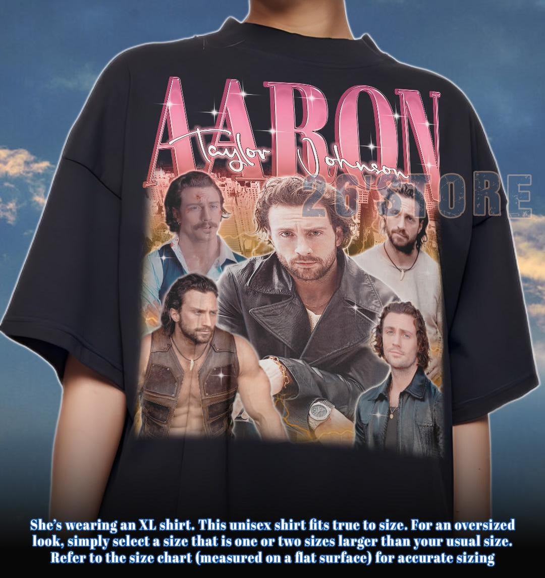 AARON TAYLOR JOHNSON Shirt, Aaron Taylor Johnson Tshirt, Aaron Taylor ...