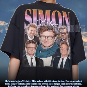 SIMON BAKER Shirt, Simon Baker Tshirt, Simon Baker Sweatshirt, Simon Baker Merch, Simon Baker Lover Shirt
