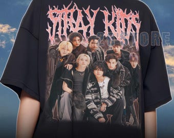 Stray Kids シャツ、Stray Kids ヴィンテージシャツ、Stray Kids T