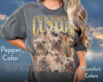 Comfort Colors Custom Dog Shirt, Custom Pet Shirt, Custom Bootleg Shirt, Dog Remembrance Gift