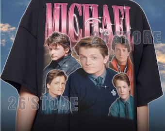 Camiseta de Michael J. Fox, camiseta de colores cómodos de Michael J. Fox, sudadera de Michael J. Fox, artículos de Michael J. Fox, camiseta de Michael J. Fox Lover