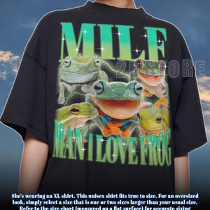 Man I Love Frogs Shirt, Funny Frog Meme Graphic Tee, Vintage Bootleg Y2K Style Shirt, Retro Frog Lover T-Shirt, Gift for Toad Fans Shirt