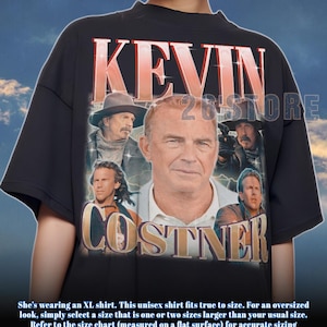 Shirt KEVIN COSTNER, T-shirt Kevin Costner, T-shirt Kevin Costner, T-shirt Kevin Costner Merch, T-shirt Kevin Costner Lover