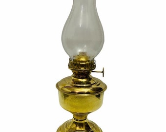 Exquisite Vintage Messing Lamp Laterne: Zeitlose Eleganz in der Beleuchtung.