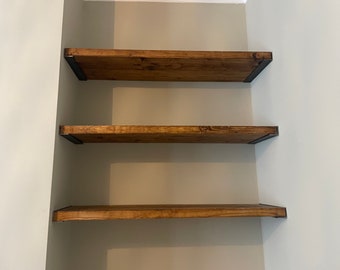 Alcove pine shelving - 37cm deep (we can cut any width)