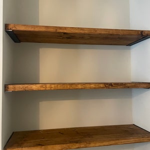 Alcove pine shelving 27cm deep we can cut to any width image 5