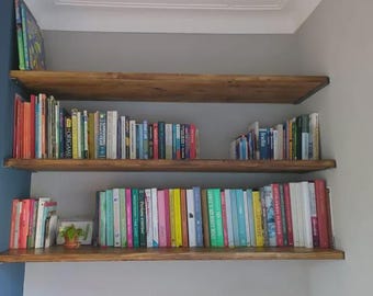 Alcove pine shelving - 23cm deep (we can cut any width)