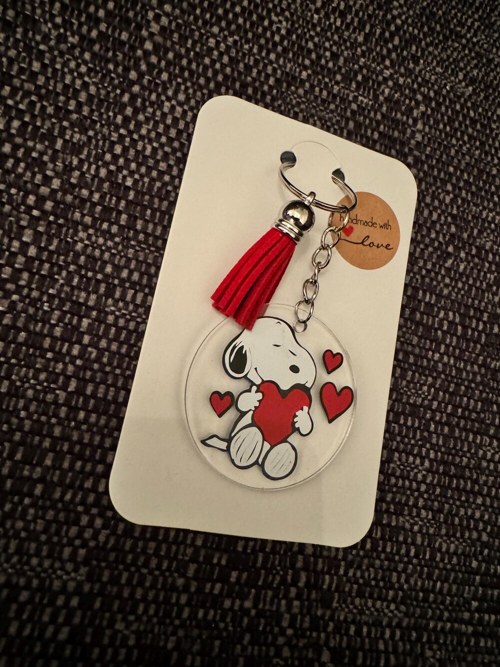 Snoopy Keyring / Gift / Present / Keys / Peanuts Gleamseeker