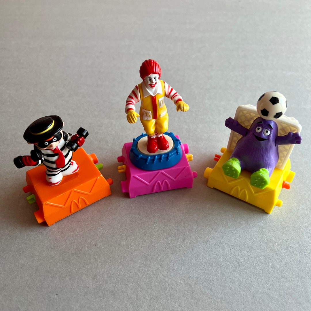 Rare Find Mcdonald's Twisting Sports Happy Meal Toys: True Vintage