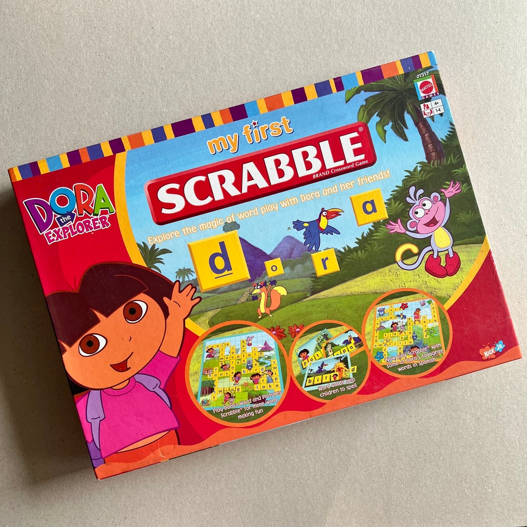 Dora the Explorer SCRABBLE Crossword Board Game: Mattel Games Magic of Dora the Explorer SCRABBLE Crossword Board Game: Mattel Games Magic of